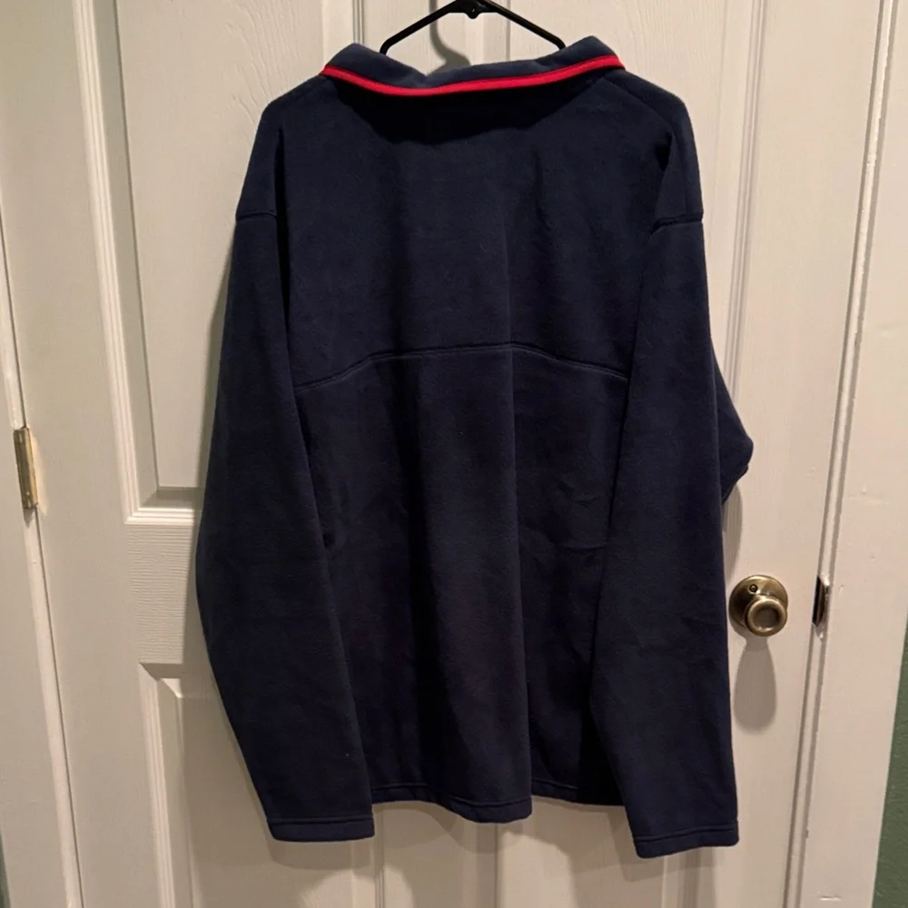 Columbia Navy and Red Fleece Pullover - Picture 4 of 4